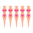 thumbnail image 2 of 5Pcs Golf Tees, Plastic Anti Slip Lady Bikini Girl Golf Practice Tees for Golf Training Golfer Fun, 2 of 7