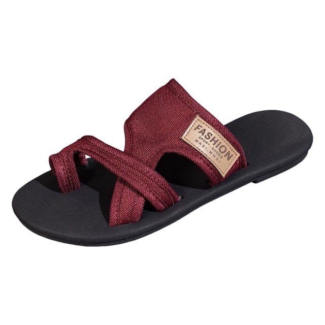 Women's Comfortable Summer Slippers Open Toe Flip Flops For Casual Wear And Beach Vacation Soft Flat Sandals