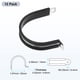 thumbnail image 3 of Uxcell 12 Paquete de Abrazaderas de Cable 50 mm Acero Inoxidable 304 Goma Forma R para Tubo, 3 of 7