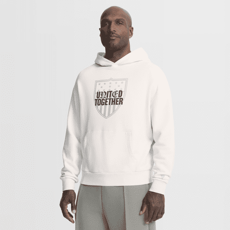 Men's Fanatics Cream Team USA Oversized Type Play Location Hoodie