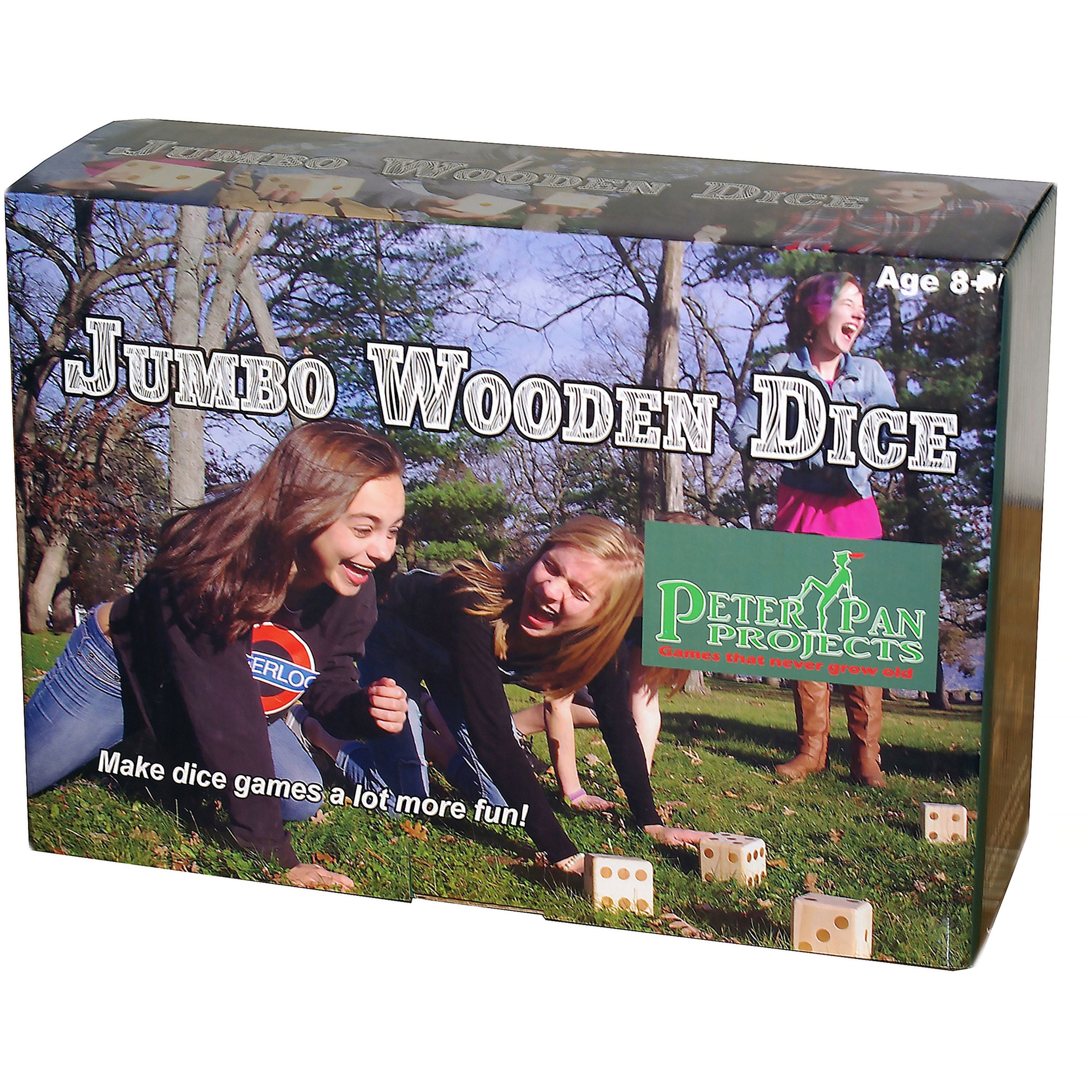 Jumbo Wooden Dice Game by University Games