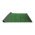 thumbnail image 2 of Ahgly Company Indoor Rectangle Abstract Emerald Green Modern Area Rugs, 2' x 4', 2 of 4