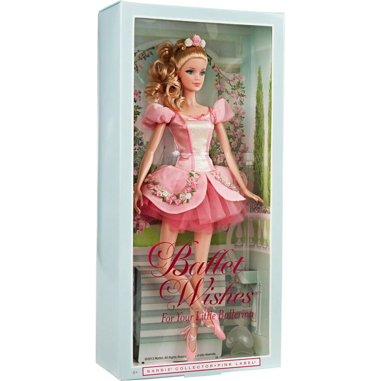 コレクターBarbie Ballet Wishes Barbie Ballet Wishes Doll Label Collector Series Mattel, Pink