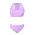 thumbnail image 5 of Afdoent Womens Tankini Bathing Suits Women's Solid Color Sports Bikini Set Two Piece Swimwear Tankini For Water Activities Summer Beach Swimming Beach Swimwear 2026, 5 of 6