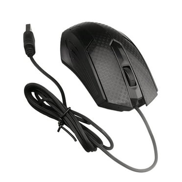 Corded Mouse Wired USB Mouse for Computers and Laptops for Right or Left Hand Use,Black