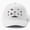 White, variant on Astronaut on the Moon Baseball Cap, Planets and Stars Space Scene Design, Classic Hat