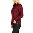 thumbnail image 6 of KOGMO Women's Basic Long Sleeve Button Down Shirts Office Work Blouse Regular Fit (S-3X), 6 of 8