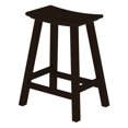 thumbnail image 1 of POLYWOOD&reg; Traditional 24 in. Saddle Bar Stool, 1 of 7