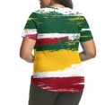 thumbnail image 3 of KIHOUT T-Shirt Imprimé Oversize pour Femmes 4 Juillet Manches Courtes Col Rond Ample Tops d'Été Multicolore TG, 3 of 4