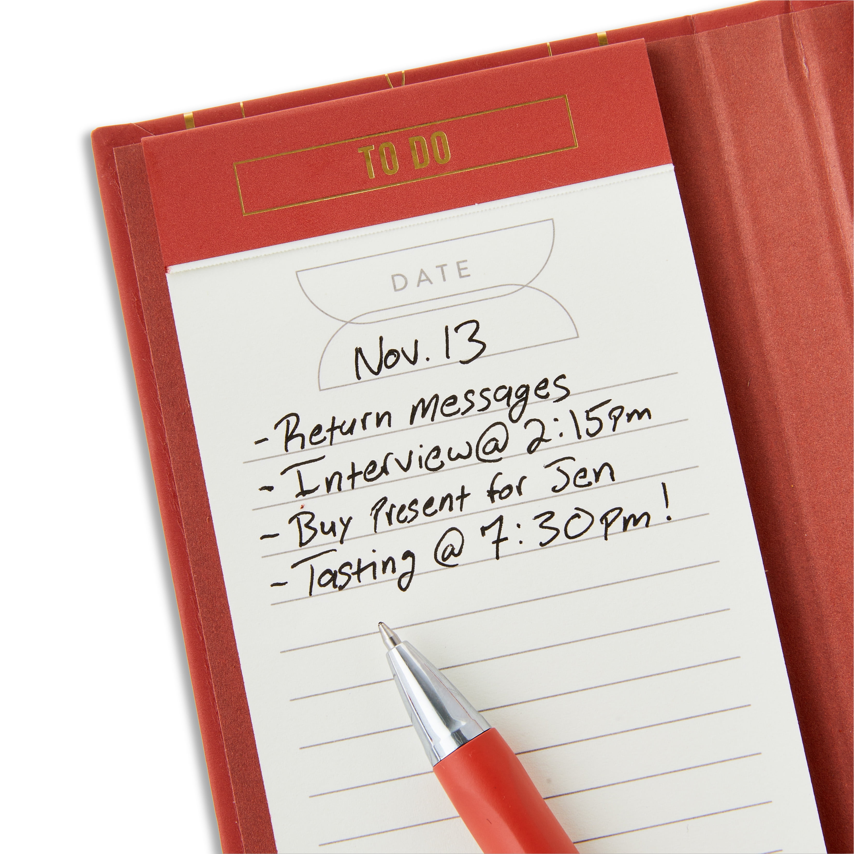 (3 pack) Pen+Gear Notepad Set, Red Canyon, 3.6" x 9", 3 Count