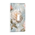 thumbnail image 2 of Yayeee Toggle Light Switch Wall Plate 1-Gang 4.5"x2.7" Home Decorative Outlet Cover, Whimsical Rose, 2 of 7