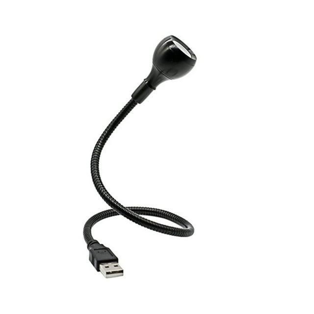 Lámpara LED de escritorio para libros, USB Flexible para interior, hogar, escuela, dormitorio, ordenador portátil, lector de de noche, luz Iluminación y accesorios Negro Luz blanca cálida Cateissary HA072794-02