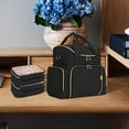 thumbnail image 3 of Nail Polish Storage Bag Handbag with Sturdy Zippers Travel Cosmetic Bag, 3 of 9