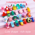 thumbnail image 2 of Juego de mini bolígrafos con dibujos creativos, bonitos y con forma de fruta y animal, accesorios para bolígrafos de gel, extensor de tapa de silicona suave, 2 of 4