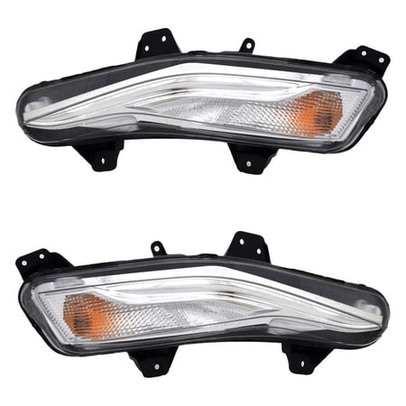 Right Left Pair Turn Signal Light Assembly Halogen 7444NA Compatible with 2019-2025 Chevrolet Malibu L Sedan GM2563120 84843548 84843547 GM2562120