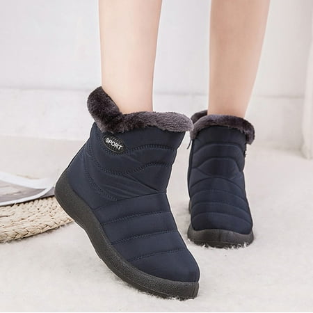 

Gubotare Sorel Boots Women s Ankle Rain Boots Waterproof Chelsea Boots Blue 9