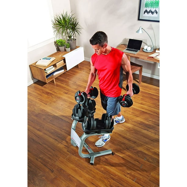 Bowflex SelectTech 552 Adjustable Workout Exercise Dumbbells Weight Set Pair Walmart