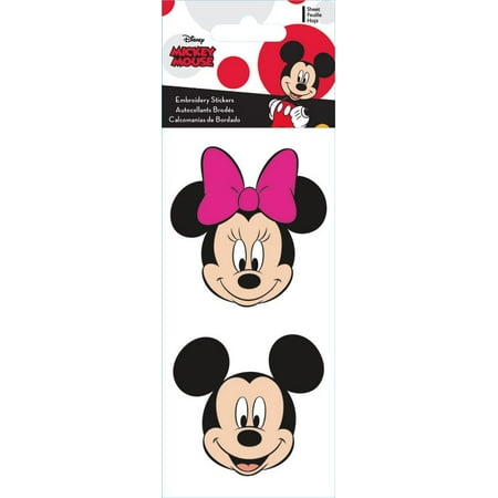 embroidered stickers mickey and minnie stationery new st3035