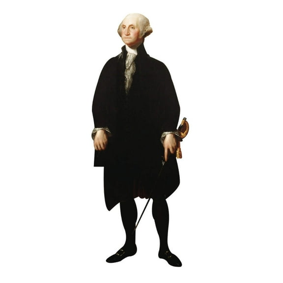 George Washington Cardboard Cutout Life Size, 6 feet