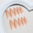 thumbnail image 4 of 4-Pack Press on Nails - 96 Pieces Long-Wear, Glossy Finish, Quick Stick, No Glue Needed, Perfect for Dance, Party, Daily Wear, Fashionable Nail Art for Women/Girls, 4 of 8