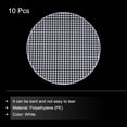 thumbnail image 3 of Uxcell 10pcs 7" Plastic Mesh Canvas Sheet 6 Count Round Needlepoint Blank Canvas for Embroidery Knit Crochet Acrylic Yarn Crafting White, 3 of 5