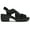 Black, variant on Fly London Womens Taji Cupido leather Sandals