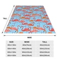 thumbnail image 3 of Sikiie Flamingo Ultra-Soft Micro flannel Blanket Luxury All Seasons Warm Blanket for Bedding Sofa and Travel (4 sizes)-50"x40", 3 of 7