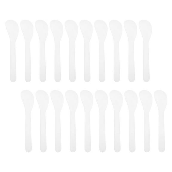 UNOMOR 50Pack Skin Care Applicator Mixing Plastic Makeup Spatula Tool On-the-go Makeup