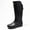 Black, variant on Womens Mens Rain Boots Waterproof Non-Slip Knee-High Boots for Outdoor Walking, Wading through Water, Fishing