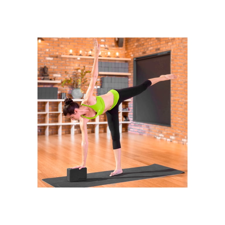 High-Density Foam Yoga Blocks - Set Of 2 photo 4