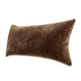 thumbnail image 2 of MICHAEL AMINI The Smith 13x24" Chenille Accent Pillow in Chocolate in Set of 2, 2 of 3