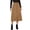 Ginger, variant on Women’s Corduroy High Waist A-Line Midi Skirt with Front Button Down Closure and Classic Fit for Daily Wear Beige M