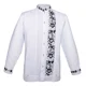 thumbnail image 1 of Guayabera Yucateca Blanca De Lino Modelo Colibrí Manga Larga, 1 of 8