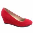 thumbnail image 1 of Doris-21 Women's Causal  Round Toe  Low Wedge Heel Shoes, 1 of 2
