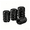 Black, variant on Clearance!!! 4-Pack Aluminum Tire Valve Stem Caps,Rust-Free Metal Screw-On Hexagon Design Caps, Universal for Cars/Trucks/Bikes/Motorcycles