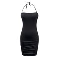 thumbnail image 5 of XIYON Dress For Women Solid Color Casual Daily Fashion Backless Tie Strap Slip Sleeveless Dress For Outing And Party Wear Club Party Going Out Outfits Fashion, 5 of 5