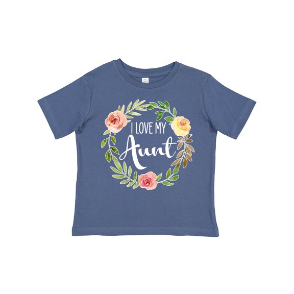 Inktastic I Love My Aunt- Flower Circle Boys or Girls Toddler T-Shirt