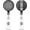 Black, variant on -USA - Retractable ID Badge Reels - White, 20 Pack - with Snap Strap to Secure Name Card Holder
