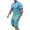 Sky Blue, variant on VBTAPA Men's Short Sleeve Tracksuit Big and Tall T Shirt and Shorts Set Gradient Print Two Piece Casual Sports Outfits with Pockets Limited Time Sales Blue XXL