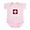 Petal Pink, variant on CafePress - Swiss Flag Switzerland Infant Bodysuit - Baby Light Bodysuit, Size Newborn - 24 Months