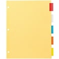 thumbnail image 6 of (4 pack) Office Essentials Insertable Dividers, 5 Tab, Multicolor, 1 Set (11465), 6 of 7