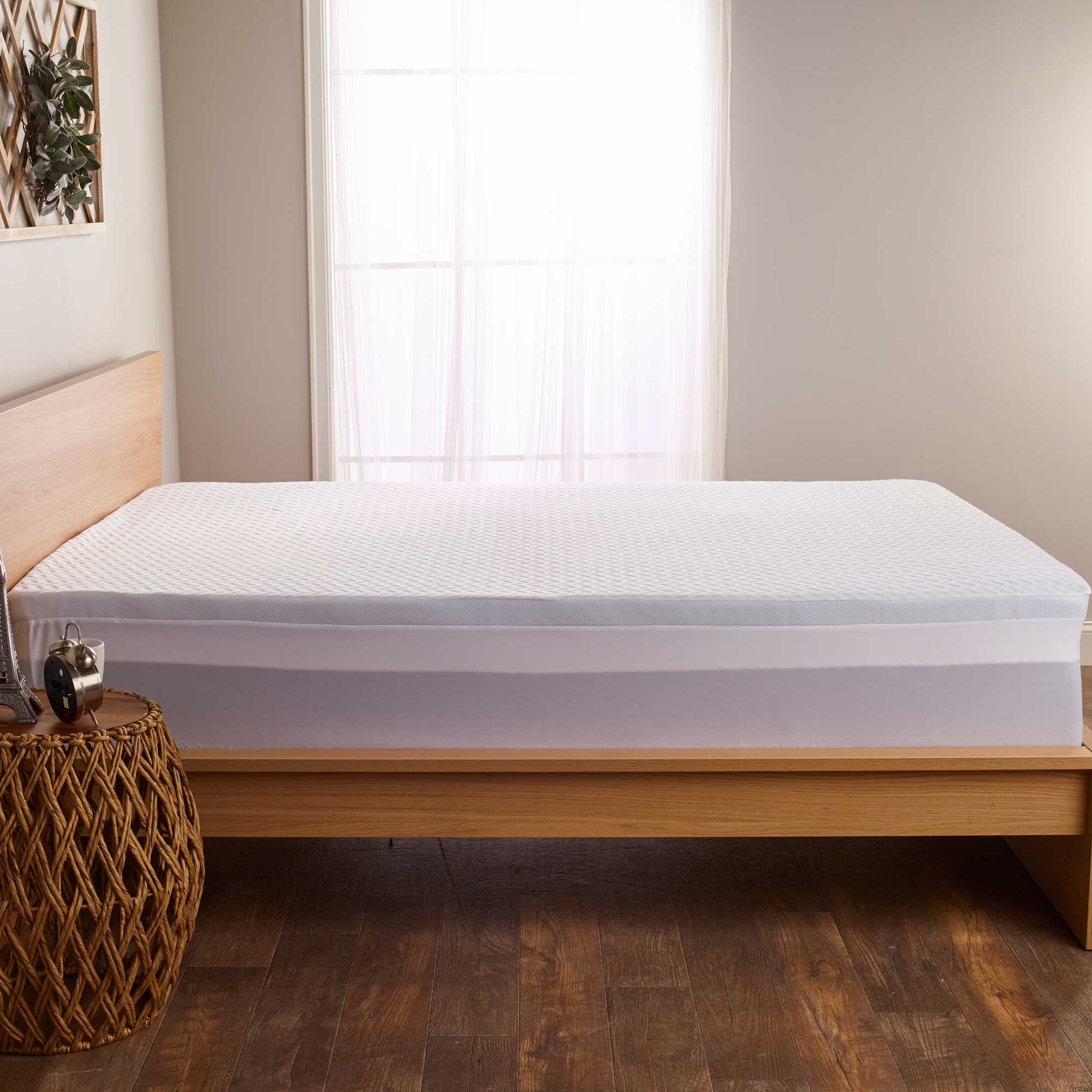 Comfort Tech 2" Serene Foam Mattress Topper with Removable Cover, TwinXL