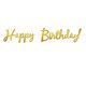 thumbnail image 1 of Foil Feliz cumpleaños Streamer Beistle 53385-GD, 1 of 1