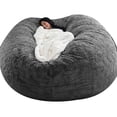 thumbnail image 1 of Lazy Sofa Bean Bag Artificial Fur Bean Bag Bean Sofa zhangyuxiang LED, 1 of 2