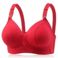 thumbnail image 5 of Hrsba Womens Plus Size Bra,Ladies Traceless Comfortable No Steel Ring Breathable Gathering Bra Woman Underwear,Womens Casual Summer Bra,Womens Bra, 5 of 5