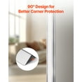 thumbnail image 4 of VEVOR Stainless Steel Wall Corner Protector, 1.5 x 1.5 x 96 inch, 10 Pack Metal Corner Guards, 304 Stainless Steel Edge Trim 90-Degree Angle for Home,Office,Commercial Wall Protection, with 3m Tape, 4 of 9