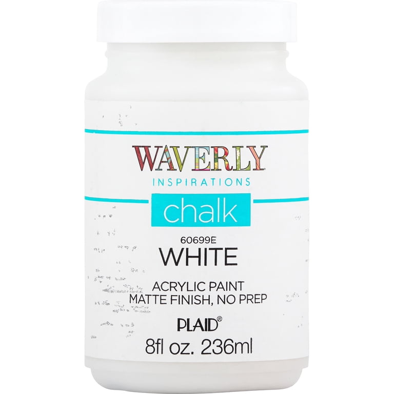 Waverly Inspirations Chalk Paint, Ultra Matte White, 8 fl oz photo 1
