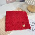thumbnail image 5 of Funda de cuello grueso tejida de lana cálida para otoño e invierno para niños, 5 of 5