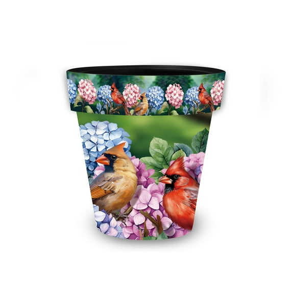 Briarwood Lane Perched Cardinals Small Planter