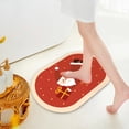 thumbnail image 4 of Ganfancp Alfombra de Baño Navideña para El Baño Manta de Baño Navideña Antideslizante Manta para Bañera Manta de Baño para Ducha Lavable Liquidación Alfombrillas X 1, 4 of 6